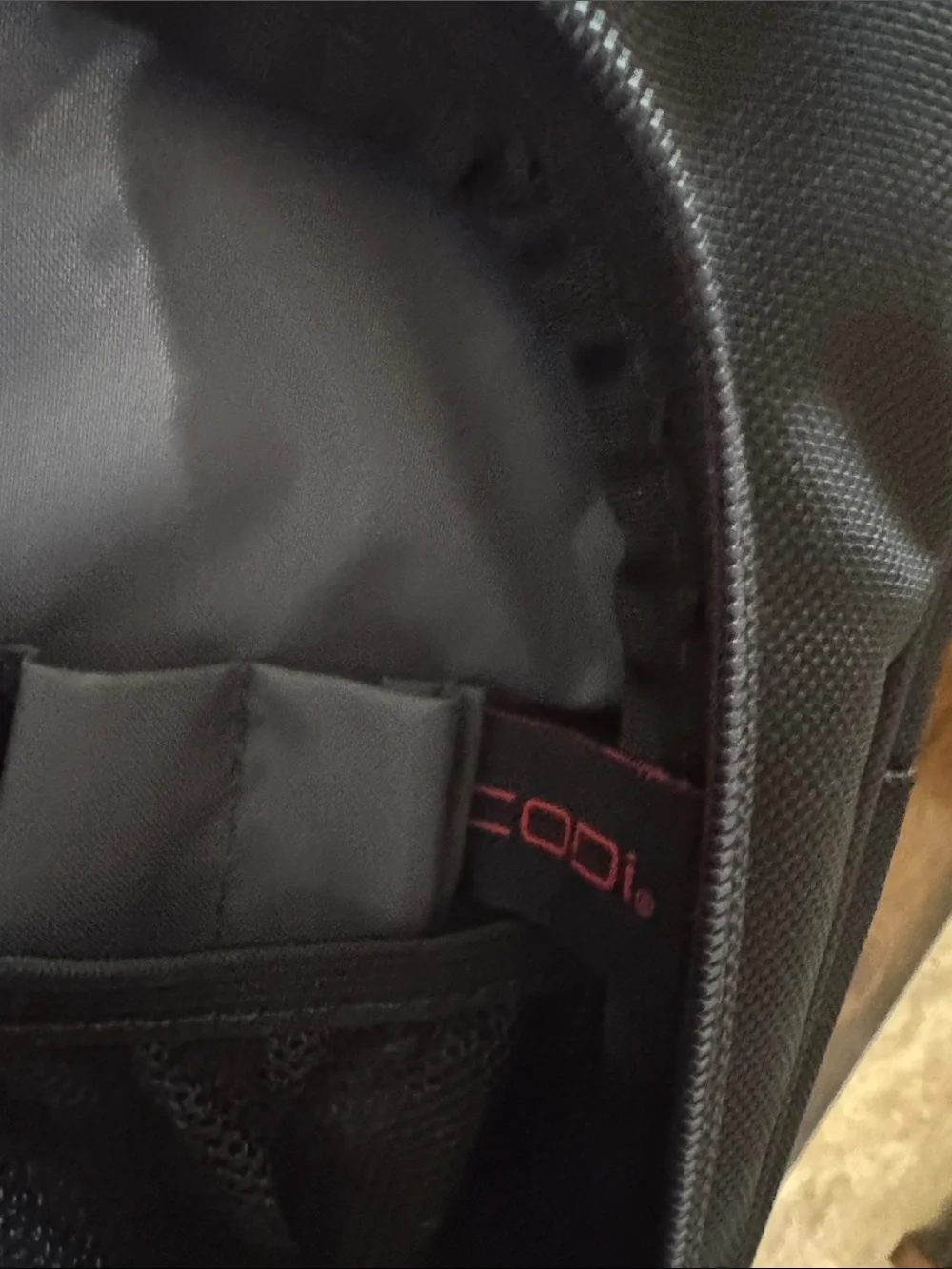 CODI Black Laptop Briefcase with Shoulder Strap